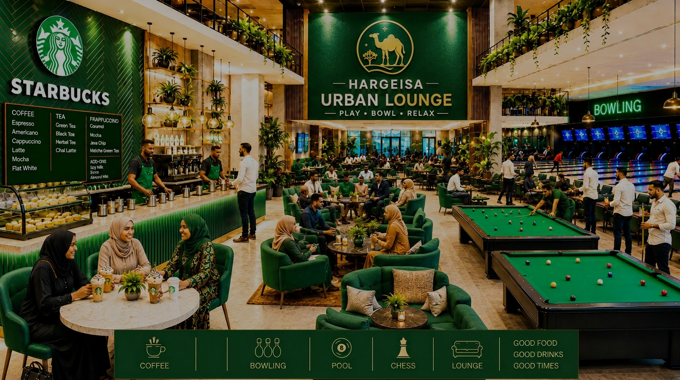 Hargeisa Urban Lounge interior